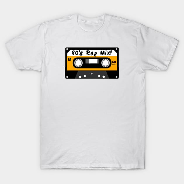 80’s Rap Mix Tape T-Shirt by MessageOnApparel